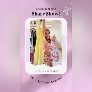 01 Share Show! Closet Clear Out! Shop with Chels 10am EST time Monday! $5-10 SB